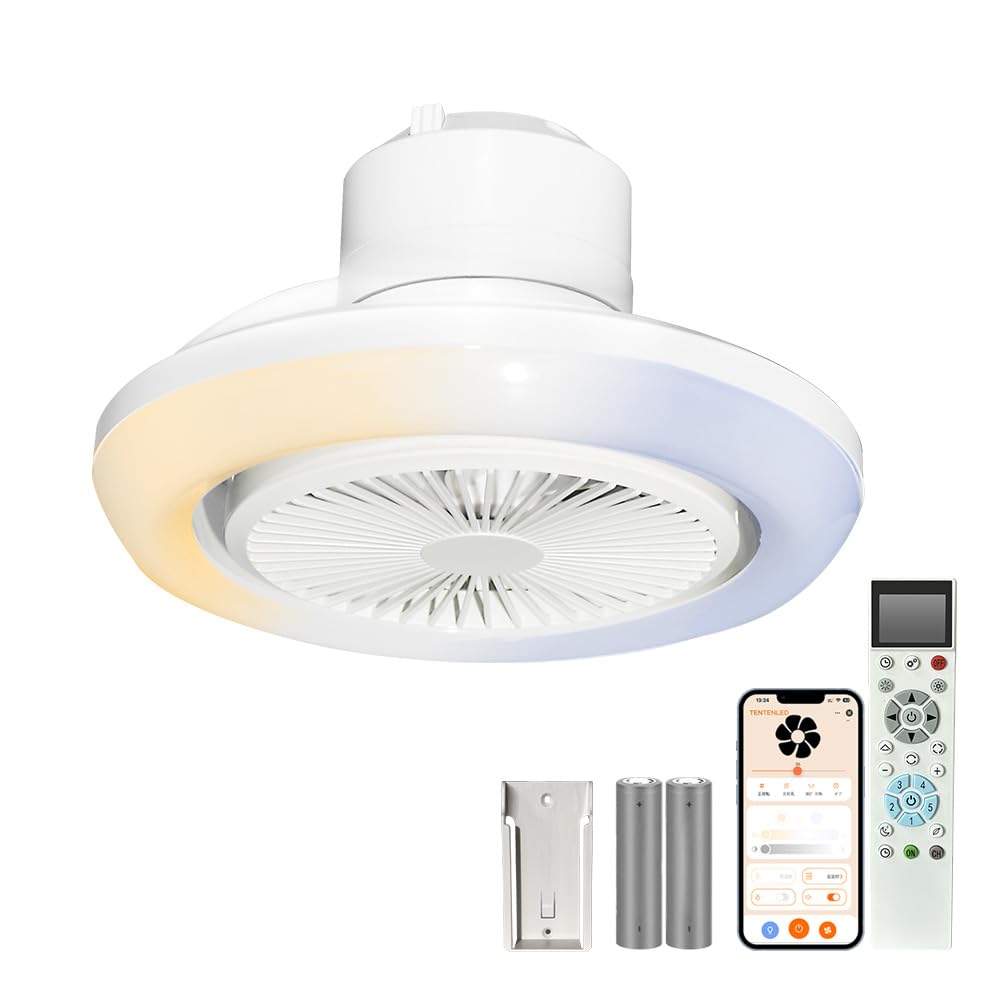 

Fan-equipped ceiling light, LED ceiling fan light with fan and circulator, 20W, 4000lm, suitable for rooms up to 8 tatami mats (12 tatami mats),