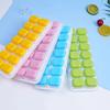 1Pc Silicone Ice Cube Mold Easy-Release Flexible Mold With Spill-Resistant Removable Reusable Lidstackable Ice Tray With Cover