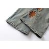 LOSTSHDWS Men's and Women's Spring and Autumn Flared Elastic Jeans Couple Jeans