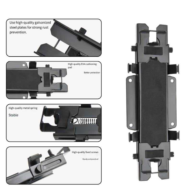 Universal Metal Wall Mount Stand For Wireless Speakers With Zinc Steel Plate And EVA Padding