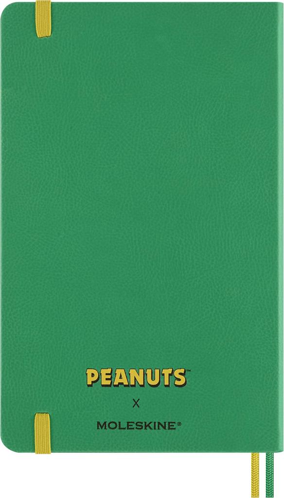 Moleskine 2026 Peanuts Daily Diary, 12-Month Planner, Starting in January, Charlie & Snoopy, Large Size (13cm x 21cm), Emerald Green, DHPE12DC3Y26