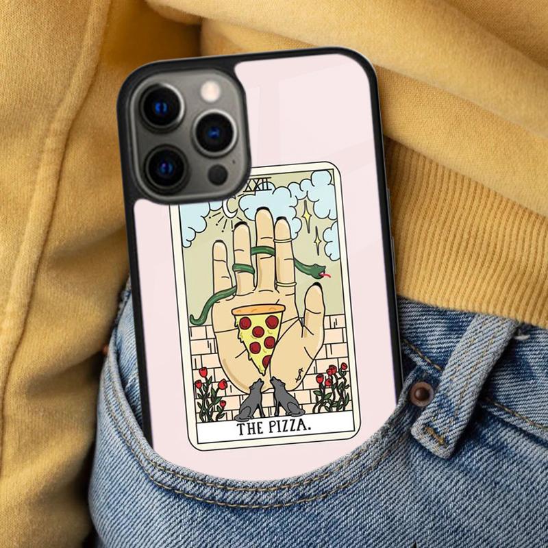 CAKE COFFEE The Boba Tarot Card Soft Phone Case for iPhone 17 Air 16e Pro max 15 Pro 13 14 Plus 11 12 MagSafe Magnetic Coque