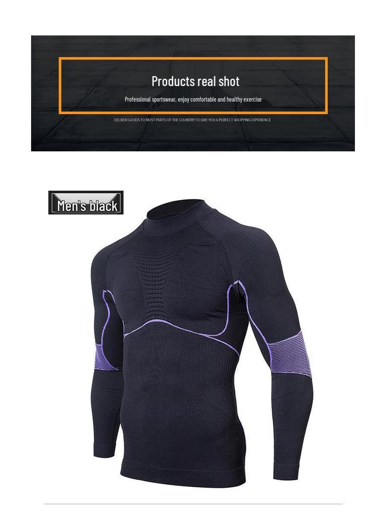Men's & Women's Quick-Dry Skiing & Cycling Compression Base Layer Set - Sweat-Wicking, Warm, for Autumn & Winter