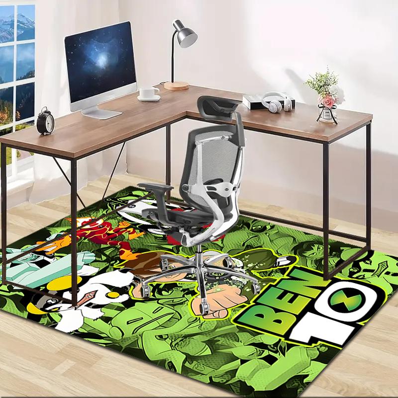 1pc Ben10 Design Area Rug - Non-Slip, Soft & Cozy Floor Mat for Living Room, Bedroom, Office - Indoor/Outdoor Decorative Carpet