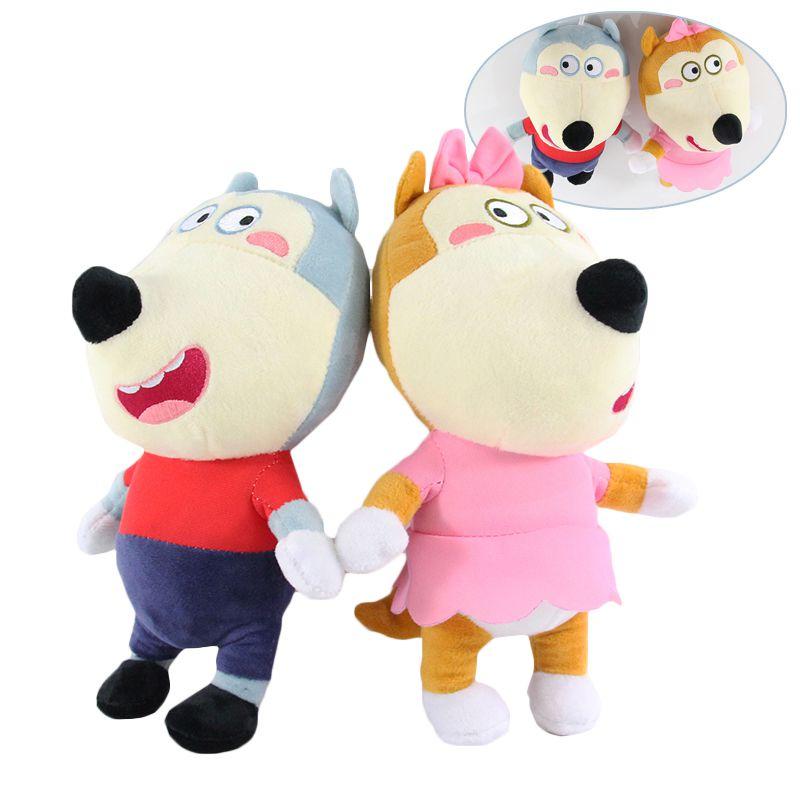 Adorable 25cm Wolfoo Lucy Plush Toy Soft And Cuddly Stuffed Cartoon Doll
