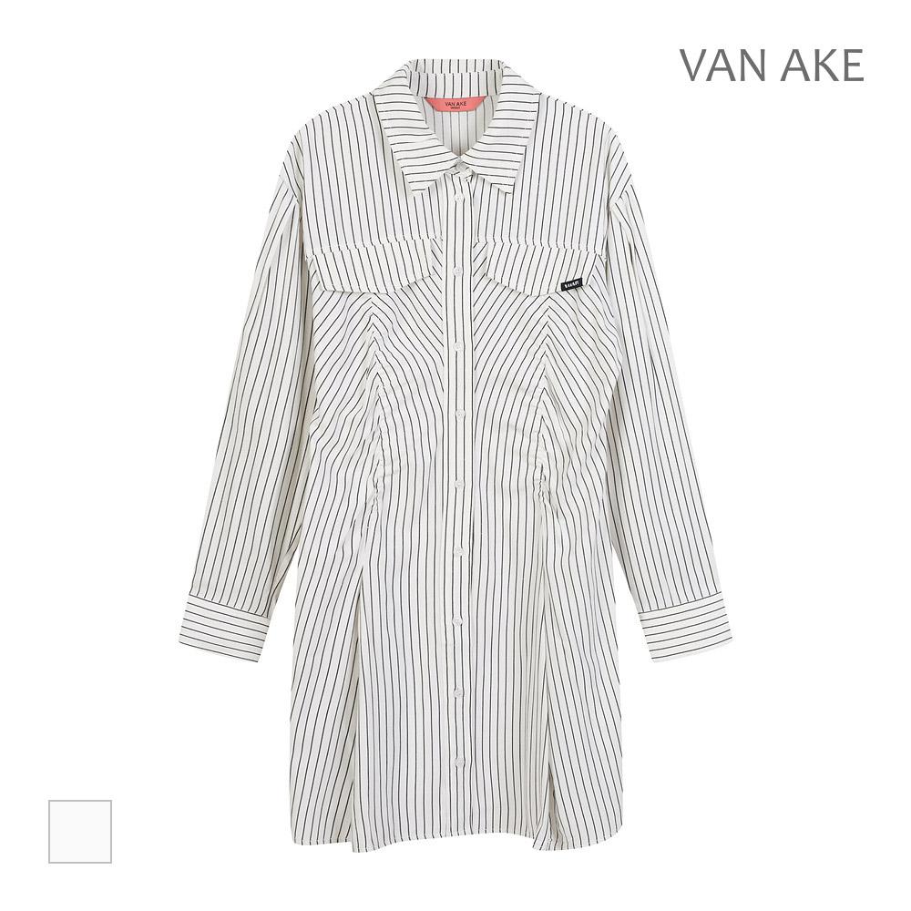 VANAKE Shirred St Pattern Dress_Vb34Opud03Z