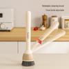 Long-Handle Rotatable Pot and Pan Cleaning Brush – Oil-Repellent, Multi-Functional, and Safe for Non-Stick Surfaces.