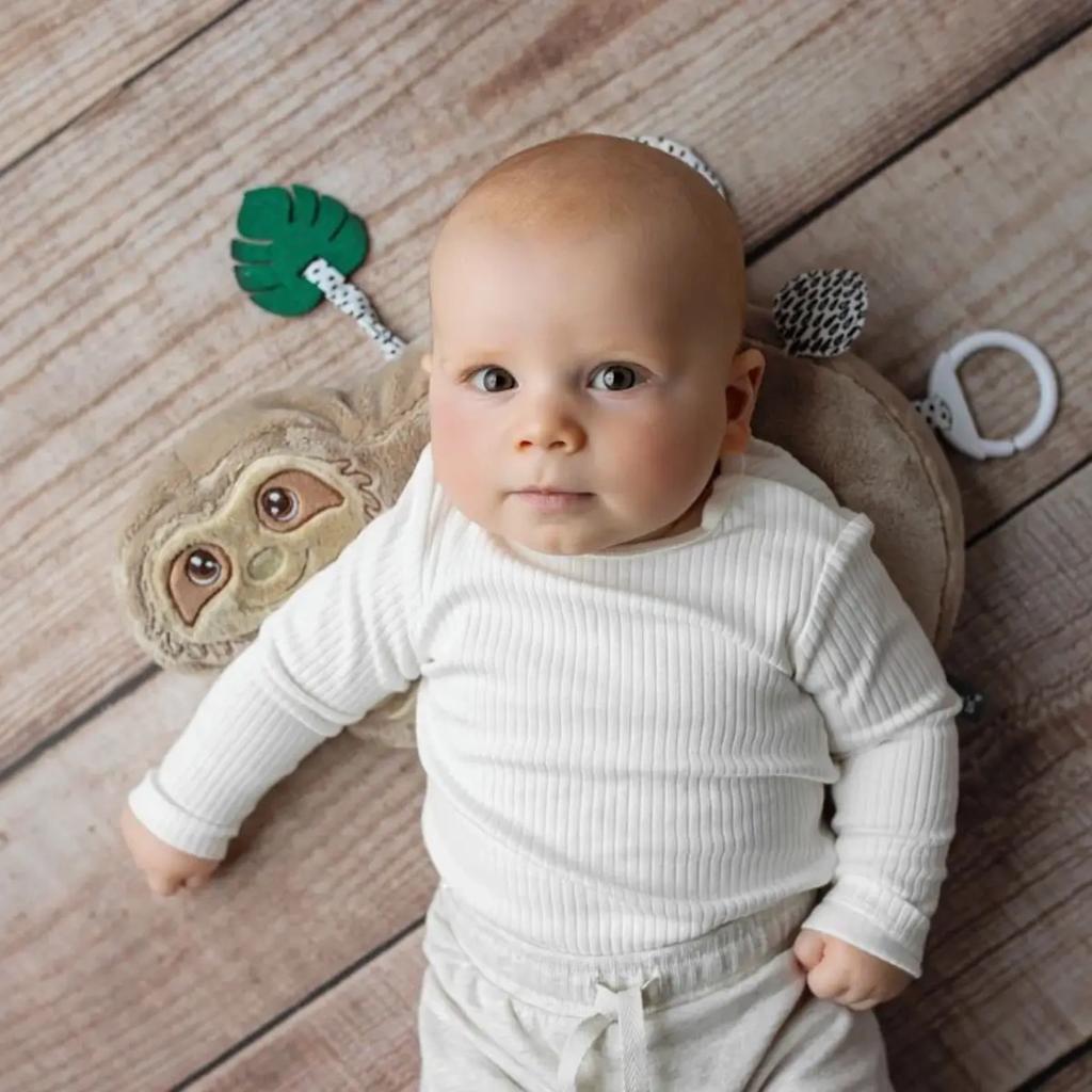 Sensory Activity Pillow Sloth for Babies 0+ Mom's Care