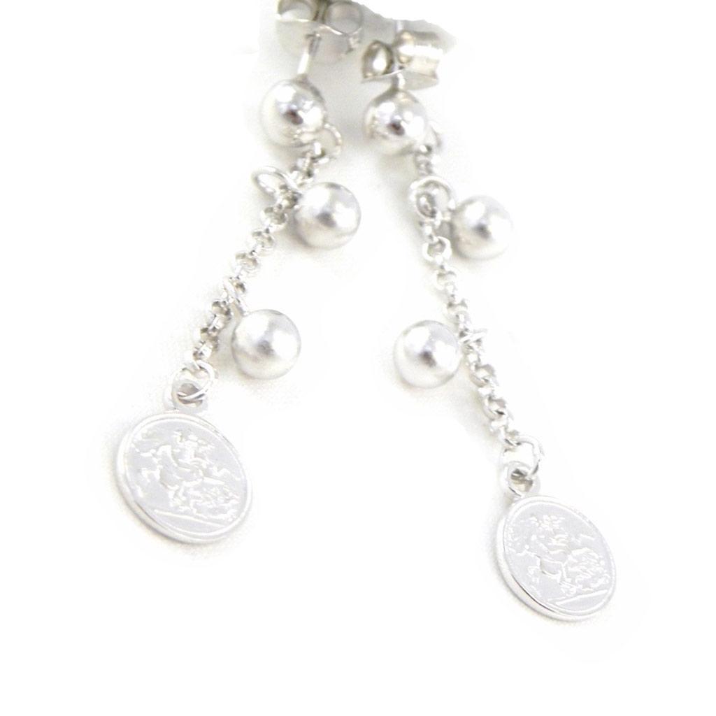 Les Trésors De Lily [G5576] - Silver Earrings 'Choreography'