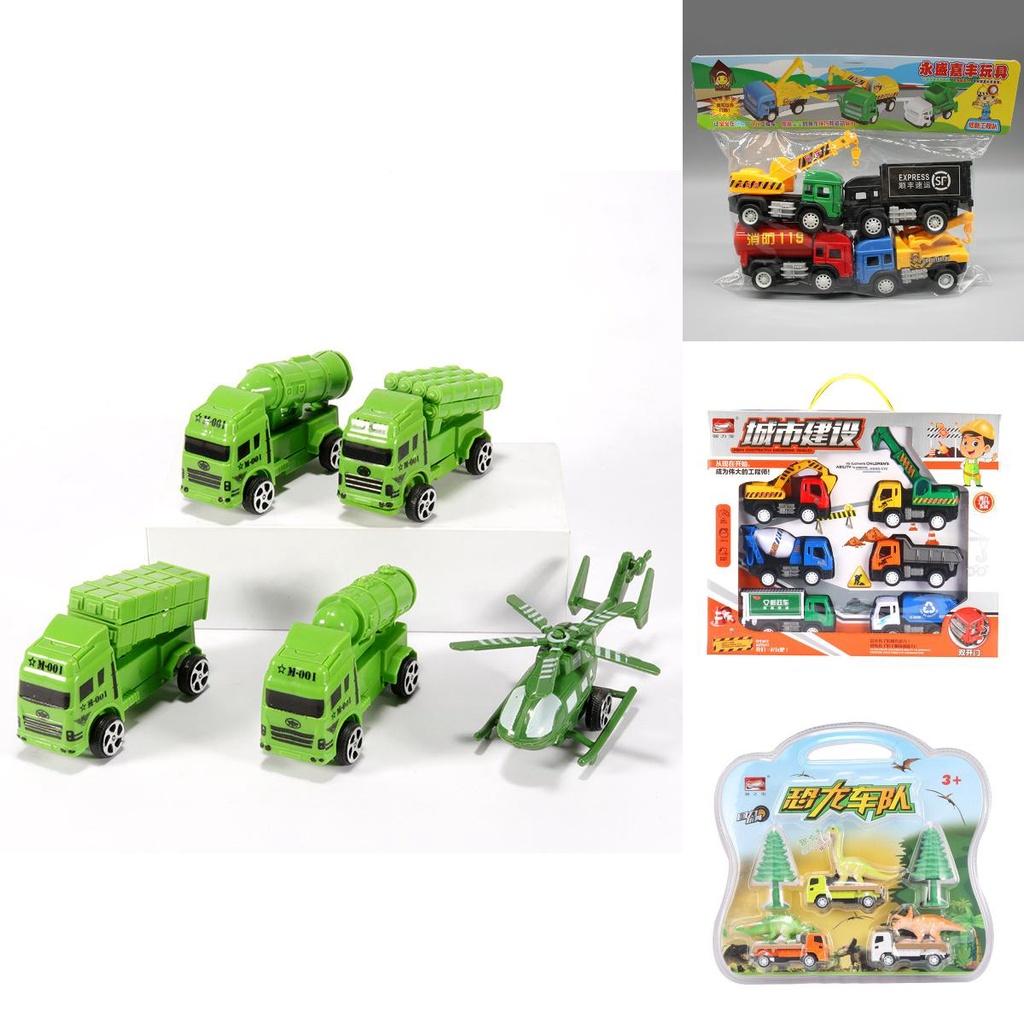 Toy Cars Truck Helicopter City Engineering Set With Safe Non-toxic Plastic For Kids