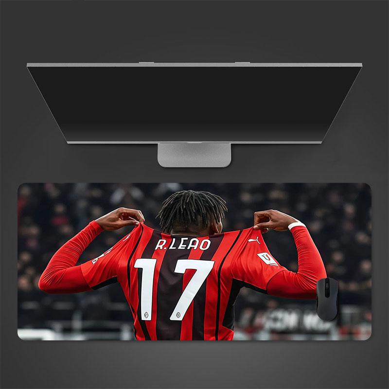Leao Mouse Pad, Large Gaming Desk Mat, Non-slip XXL Mousepad for Laptop & Tablet, Mini PC Playmat with Stitched Edges