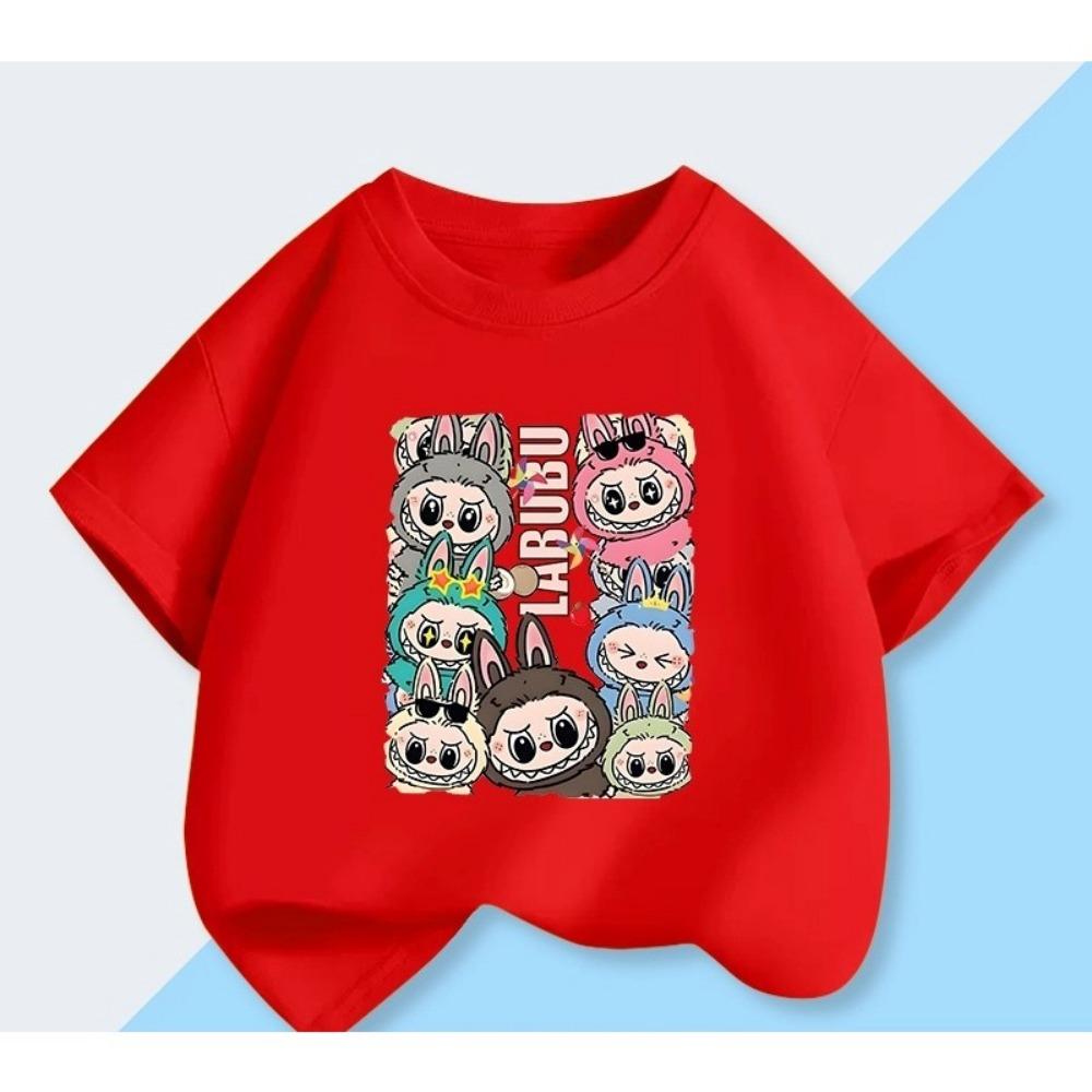 Monster Short-sleeved for Girls Fashionable Summer Clothes Half-sleeved Top