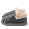 Anti-slip Shoes, Indoor Home with Fleece, Warm and Waterproof Bags and Cotton Shoes