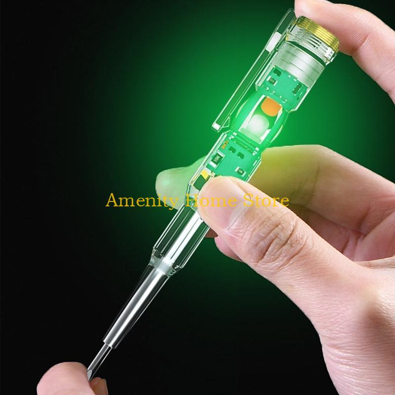 F26C Transparent Voltage Test Pen Tester Pencil Non-Contact Electrical Voltage Detector Pen Portable Testing Tool Plastic