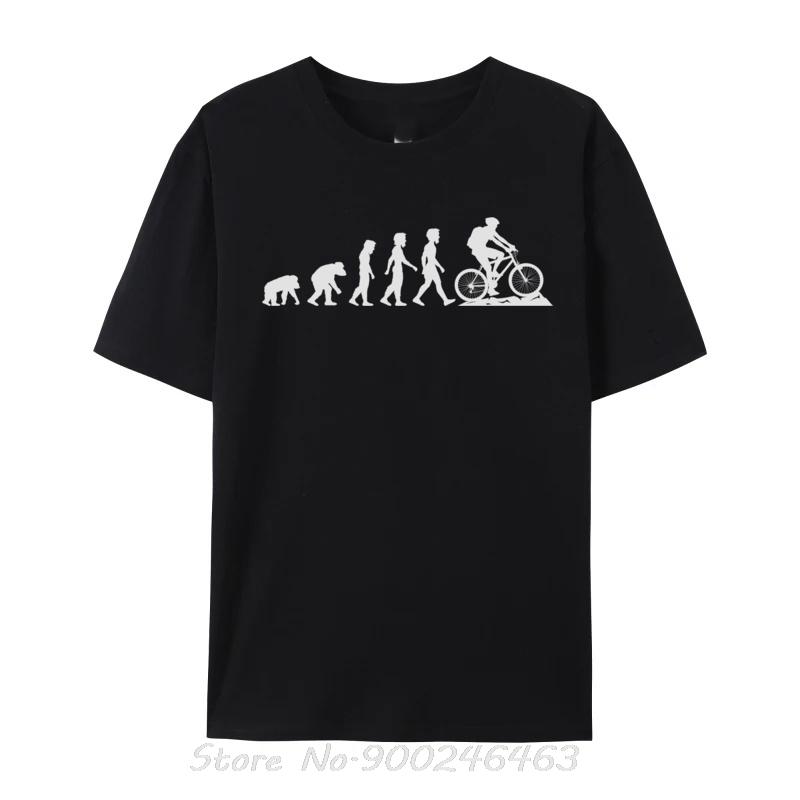 Downhill Mtb Evolution Mountain Bike Oversized Men T-shirts Downhill Mountain Bike Unisex cotton Tshirt Fitness Tees tops