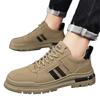 Men's Shoes New Year's New Spring Construction Site Work Leisure Labor Protection Board Shoes Work Work Non-slip Wear-resistant Shoes Men