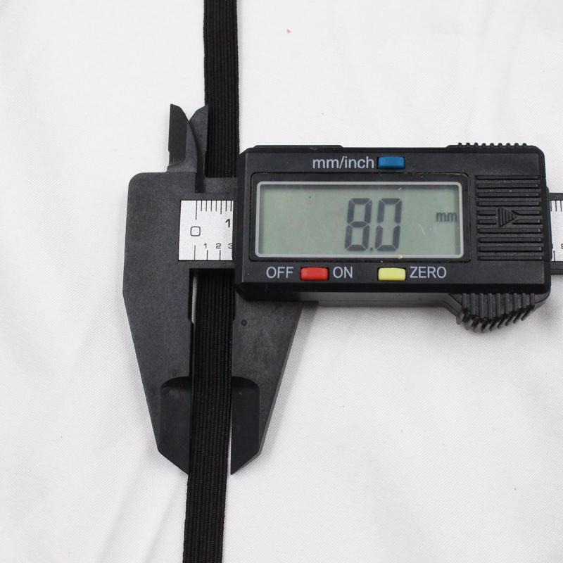 Flat Elastic Scrunchie Band 6-8-10MM DIY Hair Tie Material