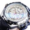 JARAGAR 212 Automatic Design Week Business Watch for Men Military Multifunction Sub-Dials Mechanical Watches Luxury Clock