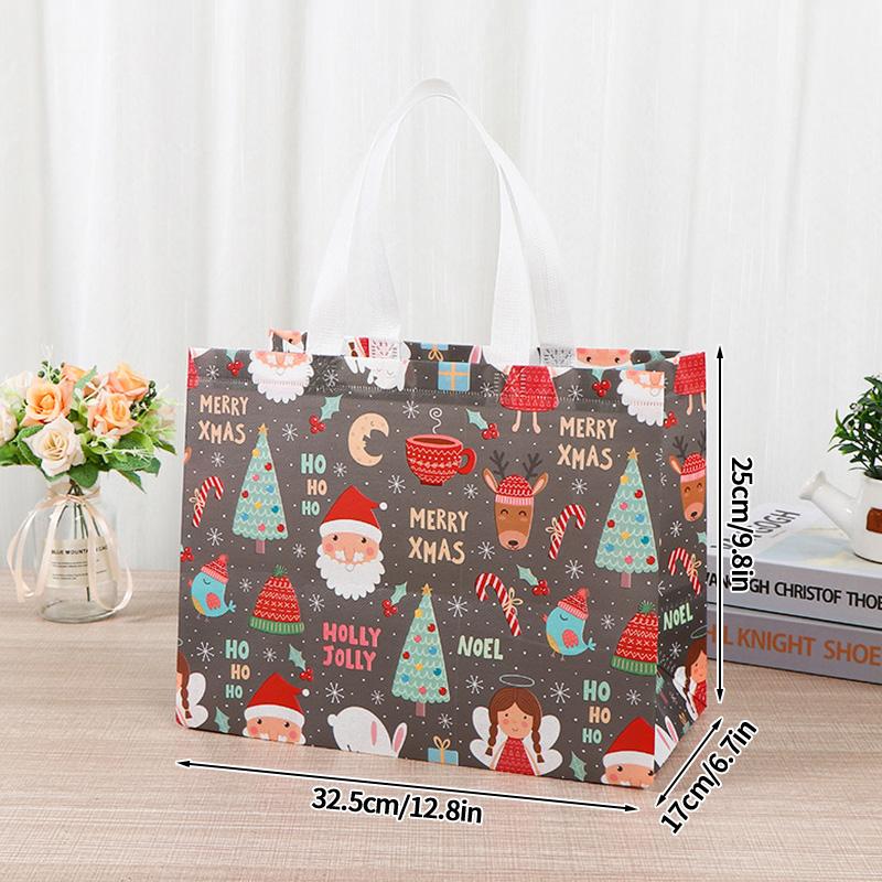 Christmas Gift Bags Large Capacity Gift Bag Wedding Gifts for Guests Christmas Candy Bags Santa Sacks Suministros Navideños