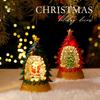 Christmas Waterilluminated Candle Night Light With Creative Mini Wind Lamp For Holiday Decor
