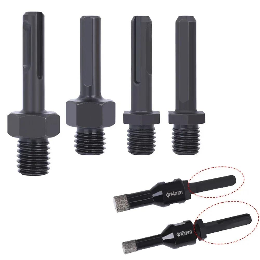 M16 Thread To SDS Triangular Hex Arbor SDS-Plus Shank Adapt For Diamond Core Bits Hole Saw Fitted On Hammer Electric Drill