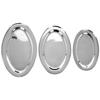 3x Steel Serving Tray, Platter, Dish Platter, Snack Platter