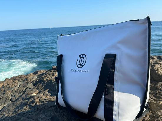 

Shore Fishing Portable Soft Cooler Bag 20/26L Insulated Tackle and Ice Pack Box White 20L 58x25x35cm