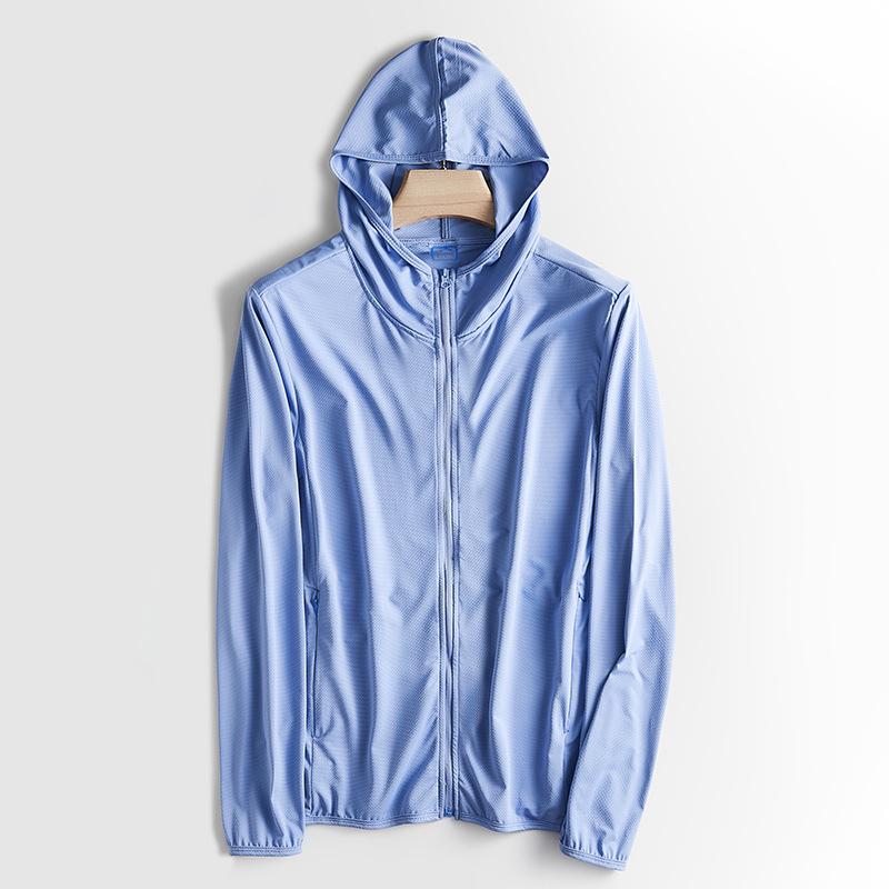 Men s Lightweight UV-Protection Plus Size Summer Windbreaker Shirt