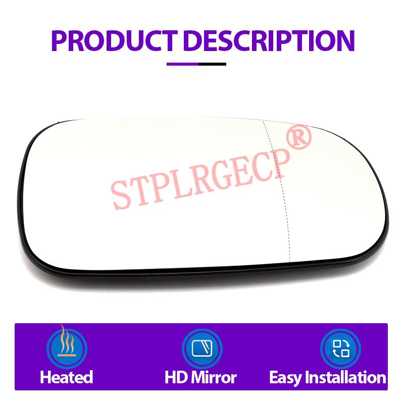 Auto Car Left Right Hand Side Door Wing Reaview Mirror Glass Heated Replacement for Saab 9-3 YS3F 9-5 YS3E 03-09