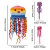 Beginner Crochet Kit for Adults Animal Jellyfish Art Crocheting Starter Set for Kids Jellyfish Family Crochet Starter Kit