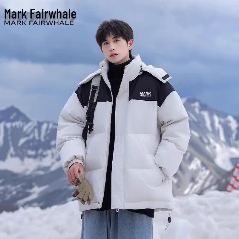 Mark Fairwhale Men's Hooded Warm Cotton Puffer Jacket