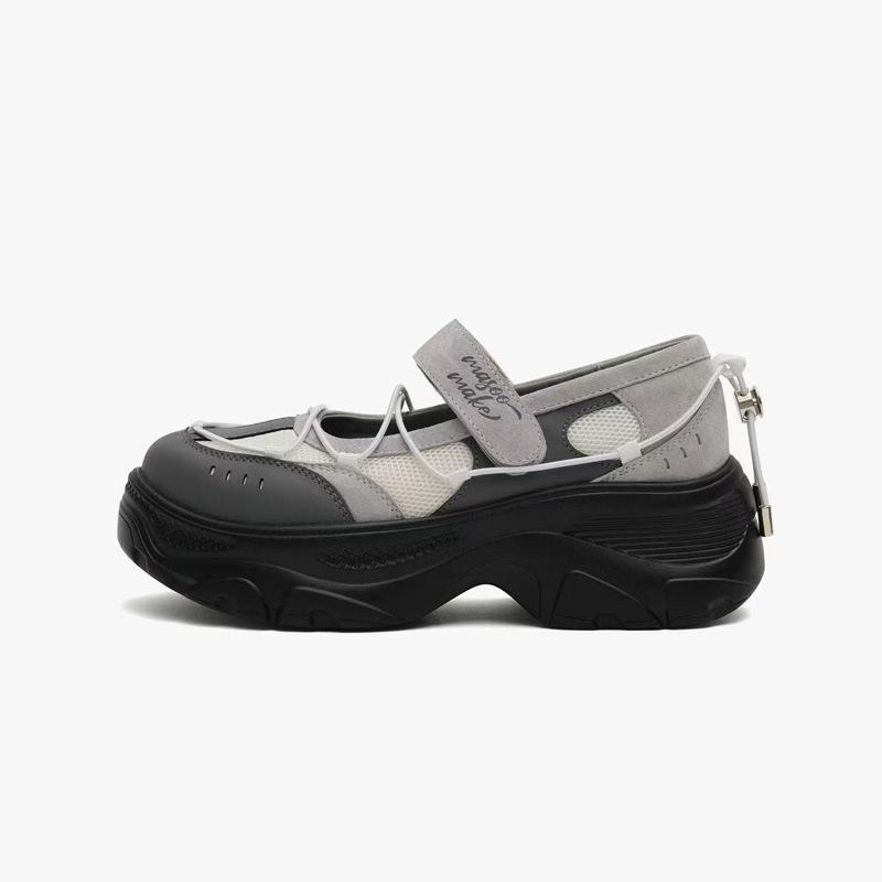 Yueyu new summer 2025 new thick-soled Mary Jane shoes women's small height increase single shoes versatile casual shoes