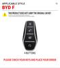 BYD Song Pro (2nd Gen) 19 Model Qin Tang Key Cover with Buckle