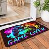 Gaming Elements Area Rug, Large Non Slip Polyester, Soft Protective Living Room Mat, Easy Clean Decor, Stylish Floor Carpet