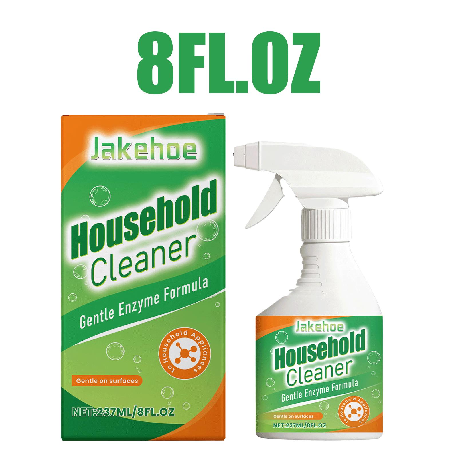 Enzyme Household Cleaner Spray Bio Enzymatic Lipase Grease Remover Multi Surface Stain Fighter for Kitchen Table Appliance Safe 8FL.OZ