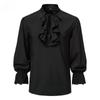 Men's Pirate Vampire Renaissance Victorian Steampunk Frilly Halloween Costume
