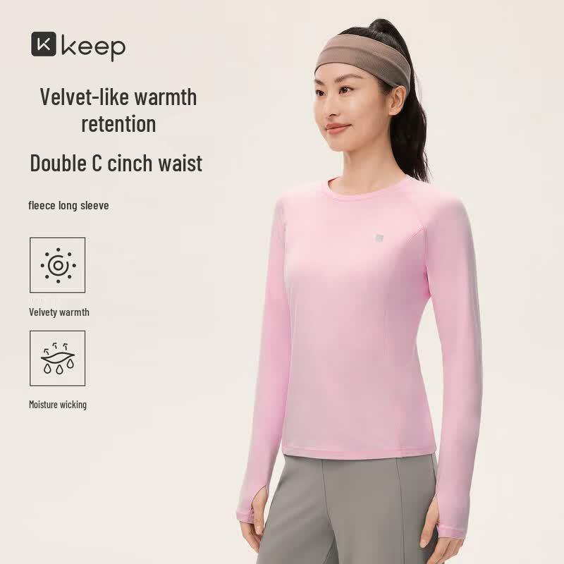 Keep Women's Long Sleeve Fleece-Lined Training Tee