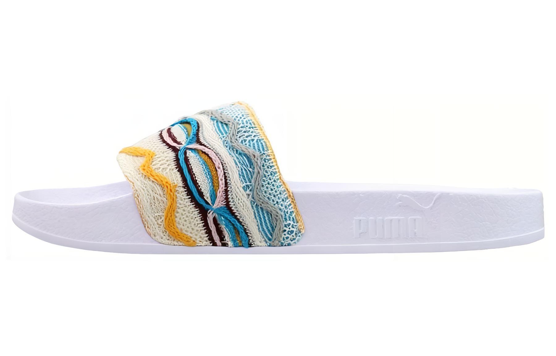PUMA Leadcat Slide Coogi White Multi Women s 368039-01 35.5
