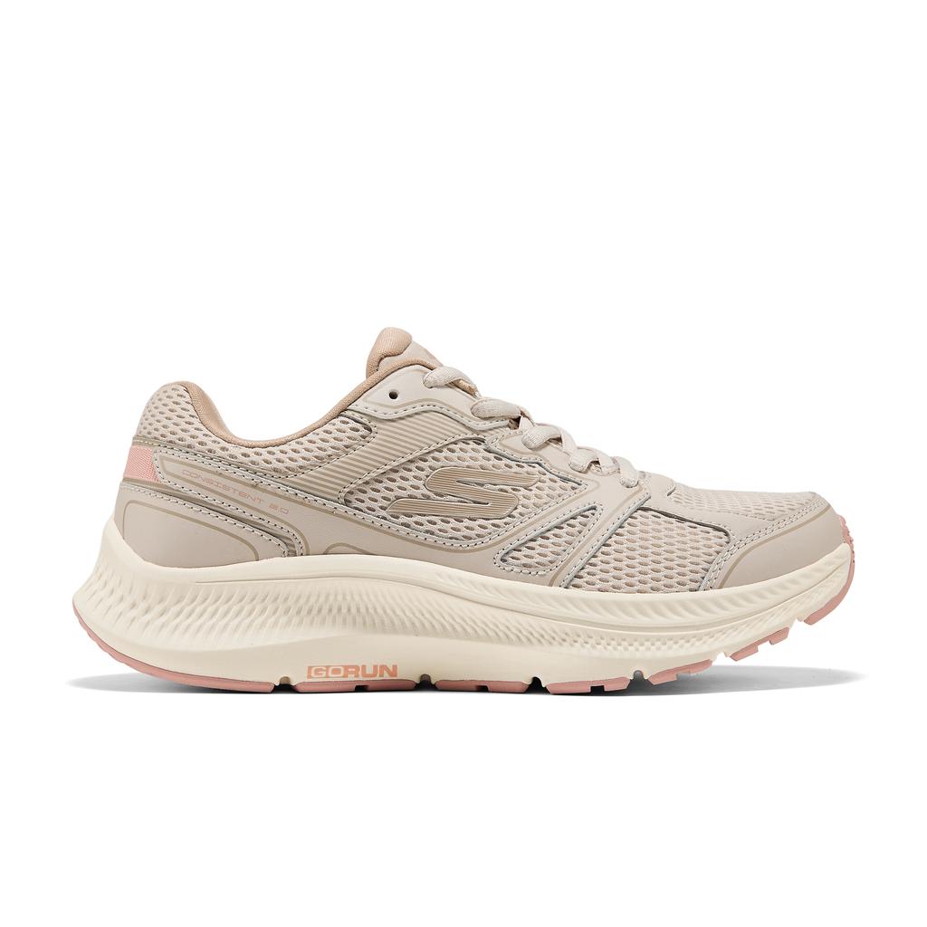 Skechers Go Run Consistent 2.0 Lightweight Comfortable Versatile Casual Commuting Outdoor Travel Breathable Low-Top Running Shoes 128651-NAT