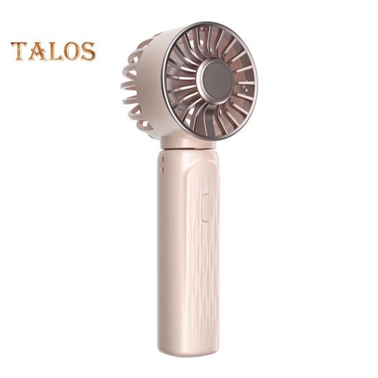 

Ручной охлаждающий вентилятор с высокой скоростью зарядки через USB, ЖК-дисплей, регулируемый охлаждающий вентилятор, летний портативный дорожный карманный мини-персональный вентилятор золотистый