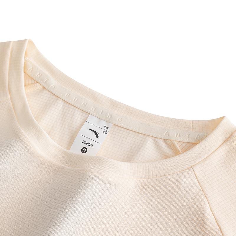 Anta Running Series Simple Round Neck Casual Long Sleeve T-Shirt Women Tops 962615401-6