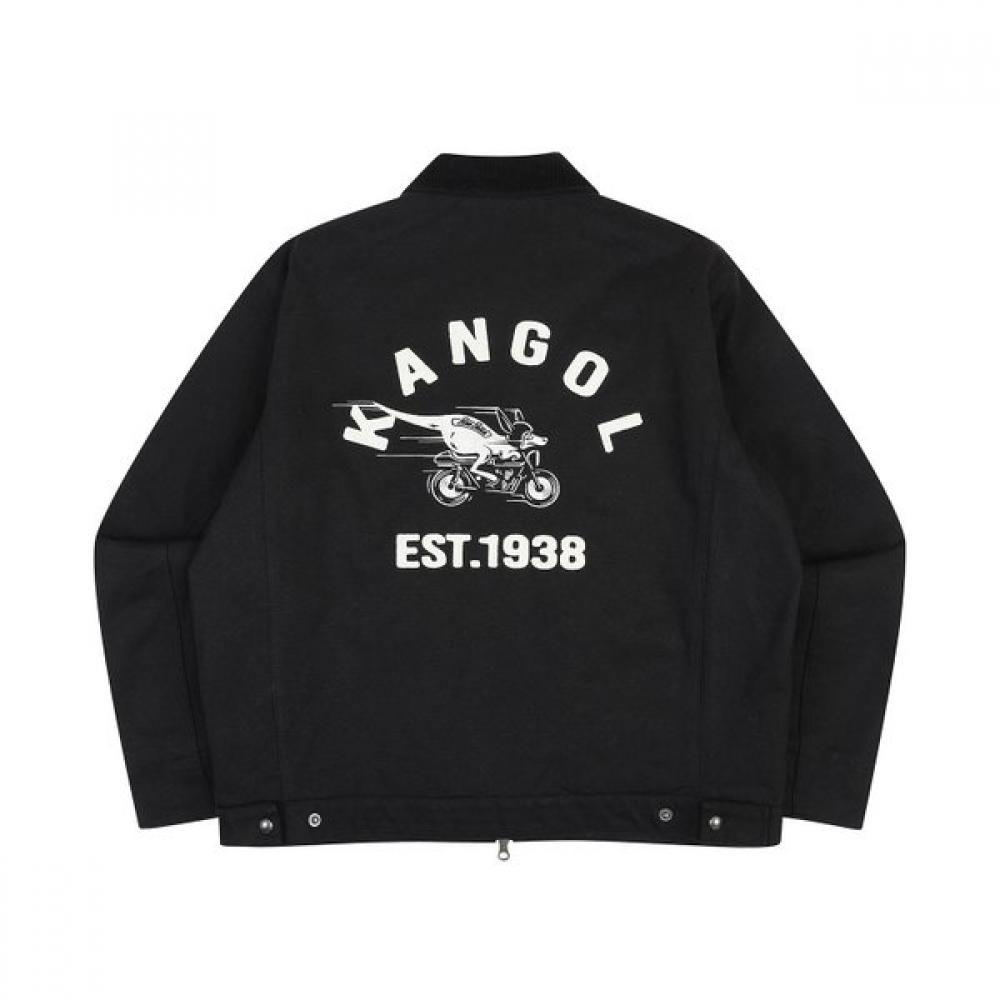 Kangol Biker Work Jacket Black 8546