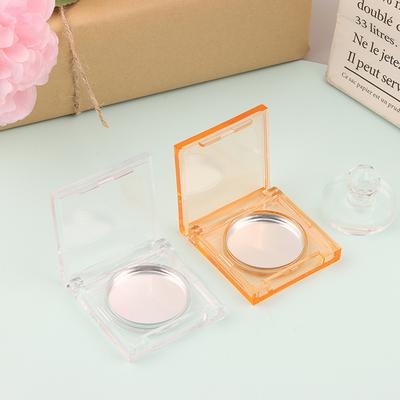 Square Perfume Cream Box Blusher Highlight Concealer Empty Case With Aluminum Plate Plastic Cosmetic Container Clear Makeup Case