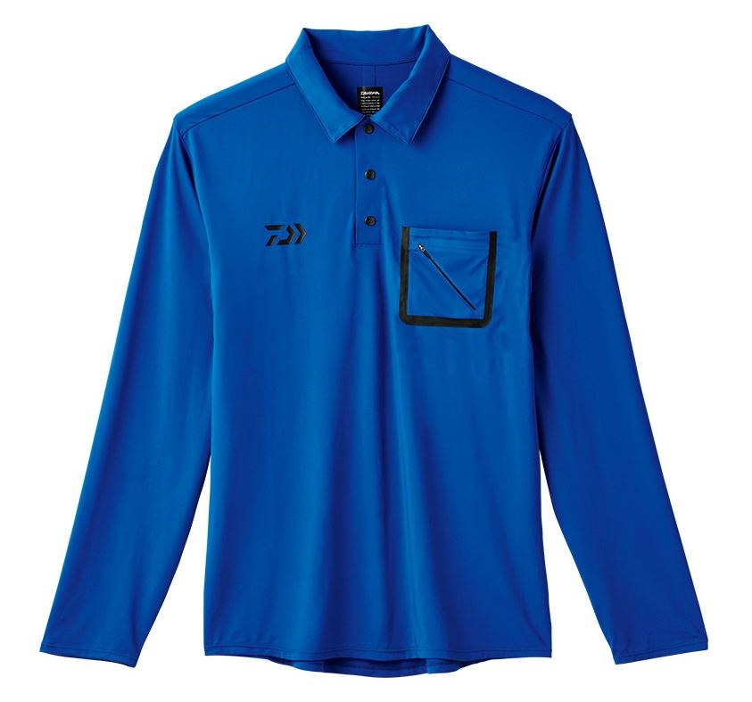 

Sale Daiwa De-69008 Polo Shirt Long Sleeve Blue Size XL (1235)