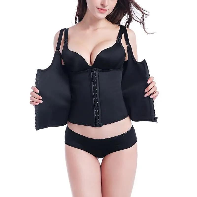 Women Waist Trainer Vest Slimming Corset  Weight Loss Body Shaper Sauna Suit Compression Shirt Belly Girdle Tops Shapewear Strap