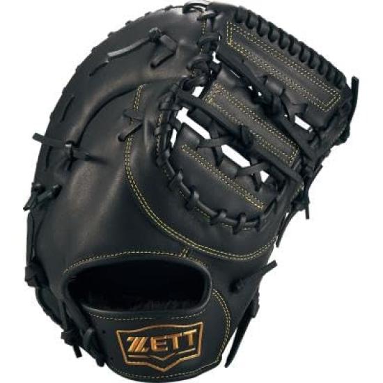 

ZETT Soft Steer Baseball First Base Black BRFB35513F Mitt, (1900)
