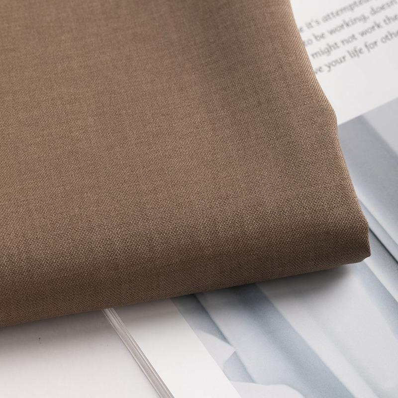 Polyester Anzugstoff Leichte Zweifarbigkeit Knitterarm Pro Meter für Herren/'s JK Hemd Uniform DIY Damen/'s Stoff Nähen Weiß