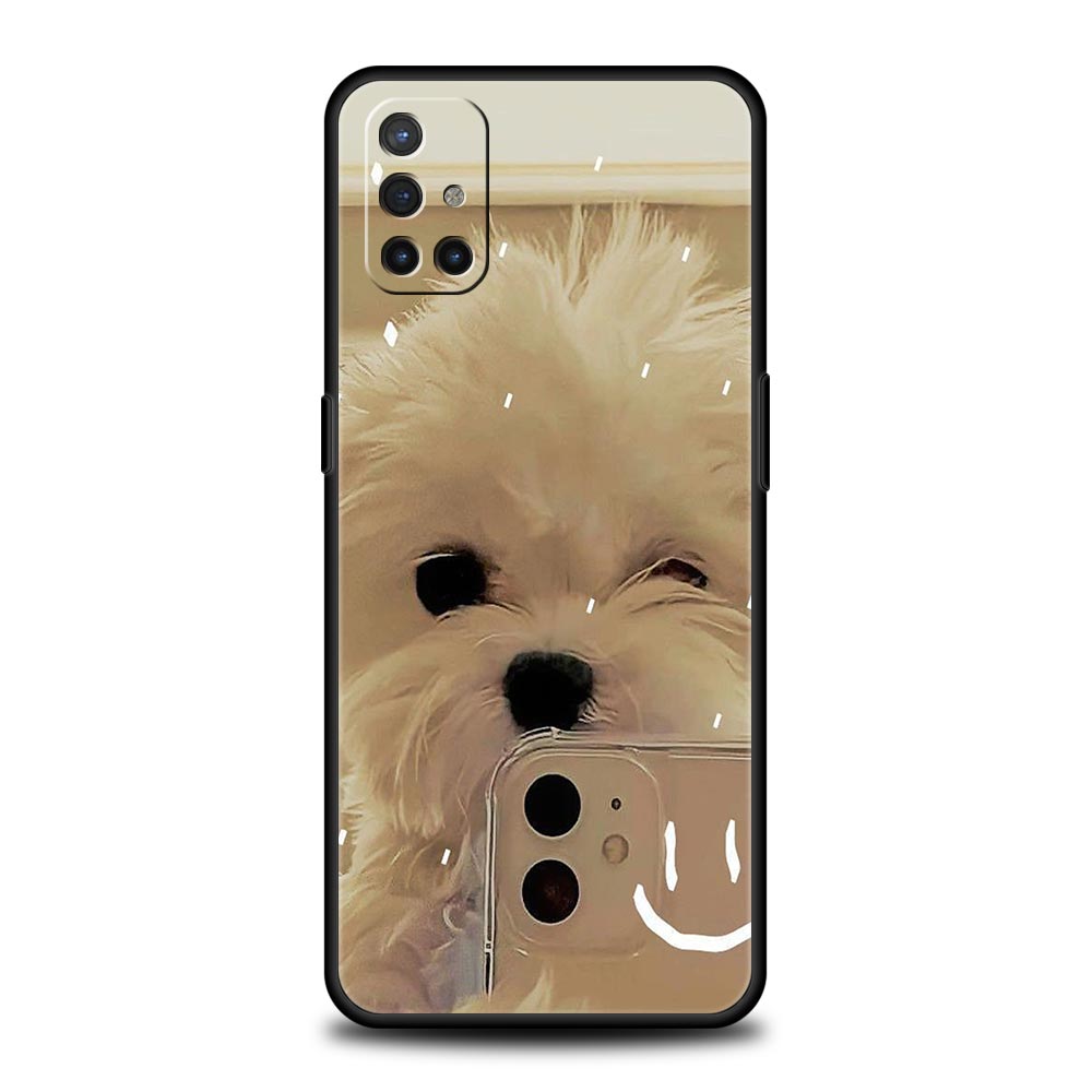 Cute Little Dog Phone Case For Oneplus 13R 13 12R 11 10T 10R Nord N100 N200 N10 10 9 9R 9RT CE 3 2 Z Pro 5G Soft TPU Cover Capas