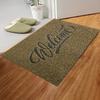 Front Door Mat Welcome Letter Print Home Decor Durable Front Entrance Floor