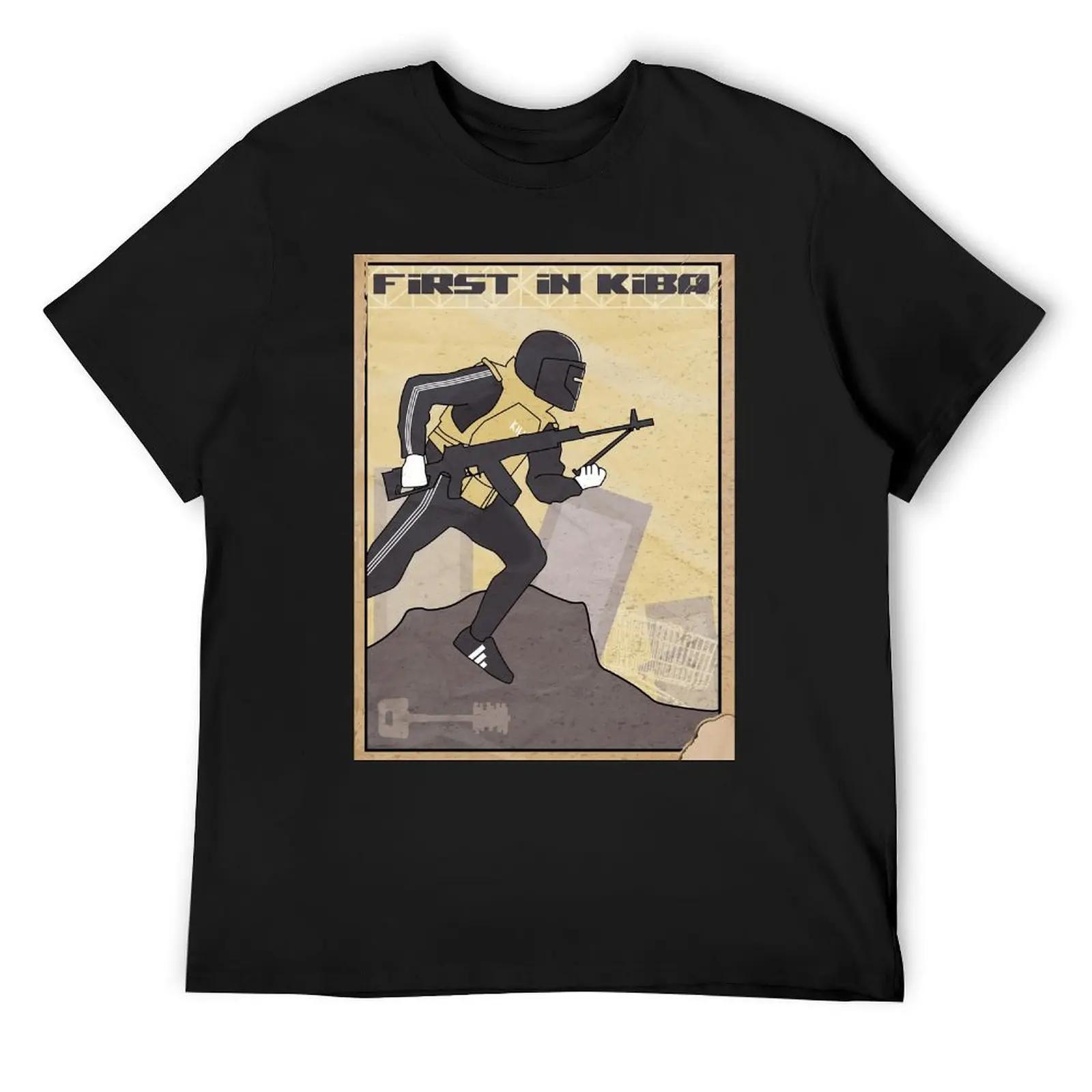 

Футболка First In Kiba Escape From Tarkov Killa Футболки Harajuku Move Забавная графика Конкурс Aactivity Саркастический Европейский размер XXXXXL белый